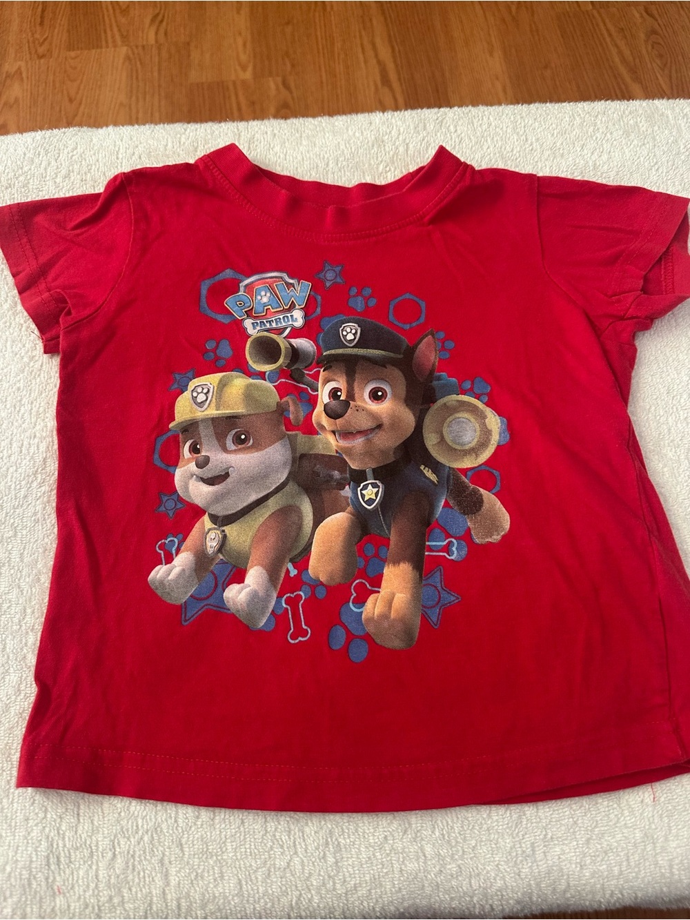 Nickelodeon Red Paw Patrol Chase & Rubble Graphic Tee